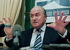 Sepp Blatter:70 ans dont + de 30  la FIFA